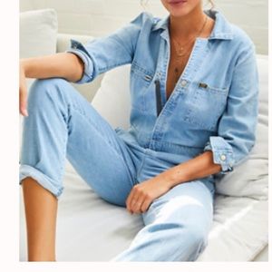 FREE PEOPLE LEE UNION COVERALL SIZE:XS